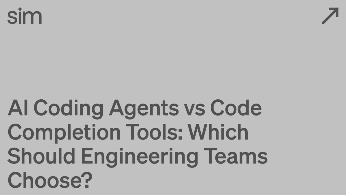 AI Coding Agents vs Code Completion Tools: Which Should Engineering Teams Choose?
